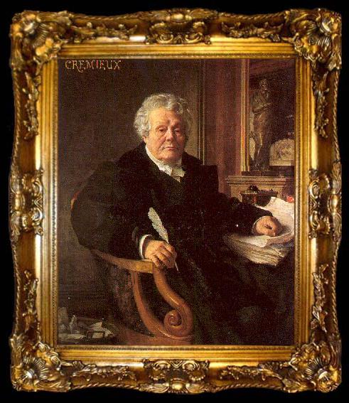 framed  Nouy, Jean Lecomte du Adolphe Cremieux, ta009-2