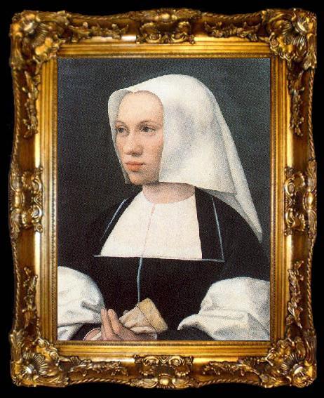 framed  Orlandi, Deodato Portrait of a Woman, ta009-2
