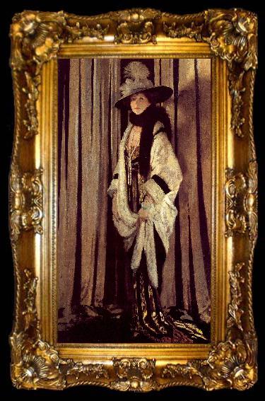 framed  Orpen, Willam Mrs. St George, ta009-2