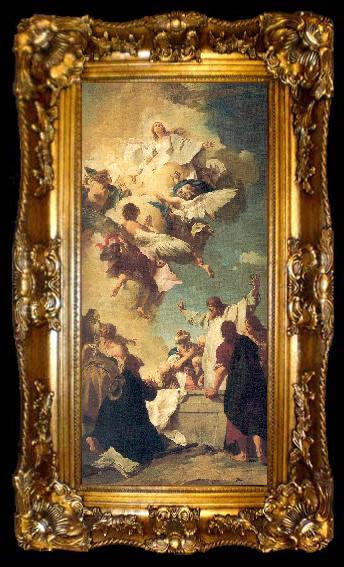 framed  PIAZZETTA, Giovanni Battista The Assumption of the Virgin, ta009-2