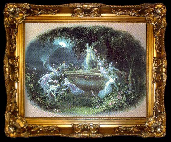 framed  Parris, Edmund Thomas The Visit at Moonlight, ta009-2