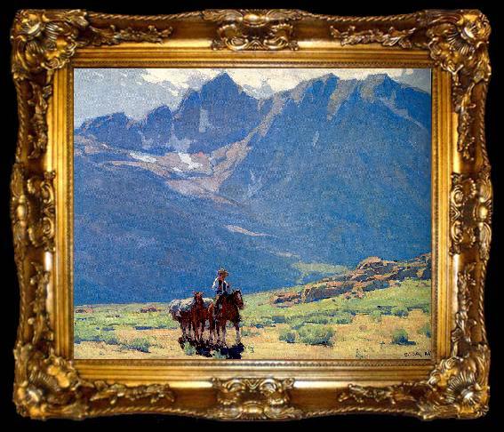 framed  Payne, Edgar Alwin Sierra Trail, ta009-2
