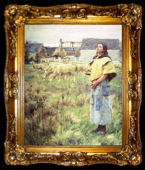 framed  Pearce, Charles Sprague Sainte Genevieve, ta009-2