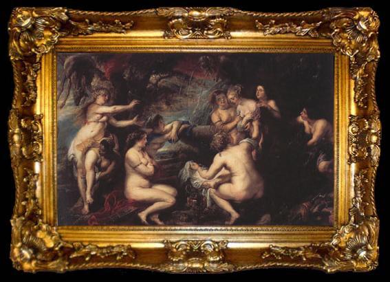 framed  Peter Paul Rubens Diana and Callisto (mk01), ta009-2