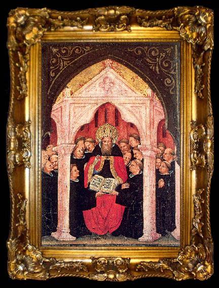 framed  Pietro, Nicolo di Scenes from the Legend of Saint Augustine: 11, ta009-2