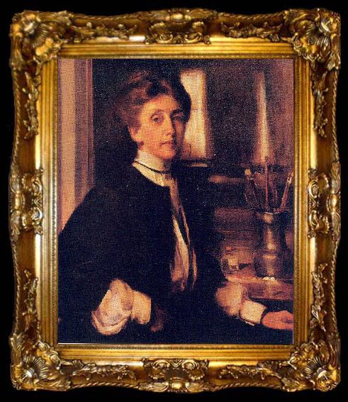 framed  Prellwitz, Edith Mitchell Self-Portrait, ta009-2