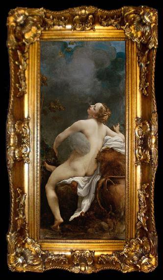 framed  Correggio Zeus and Io (mk08), ta009-2