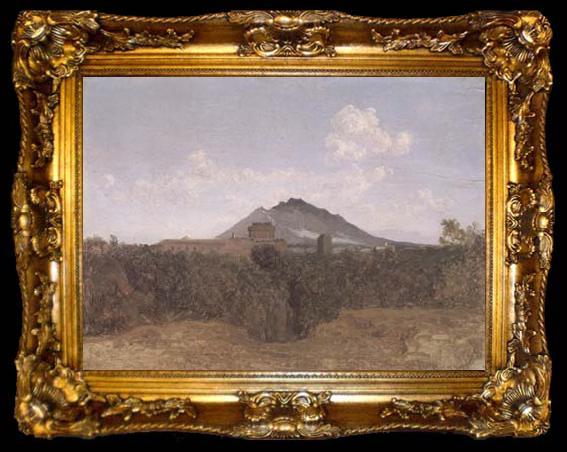 framed  Jean Baptiste Camille  Corot Le Mont Soracte (mk11), ta009-2