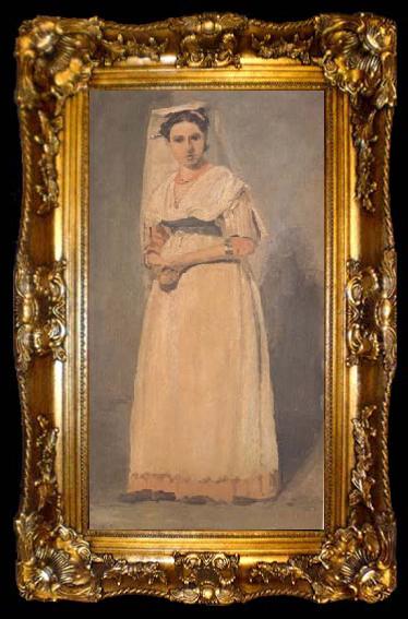 framed  Jean Baptiste Camille  Corot L