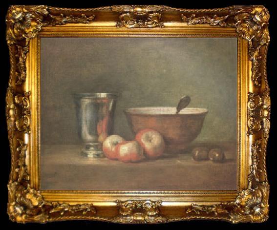 framed  Jean Baptiste Simeon Chardin The Silver Goblet (mk05), ta009-2