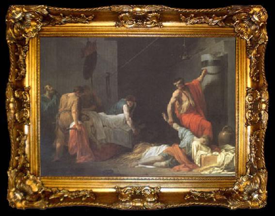 framed  Jean-Germain  Drouais Marius Imprisoned at Minturnae (mk05), ta009-2