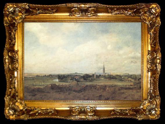 framed  John Constable View of Salisbury (mk05), ta009-2