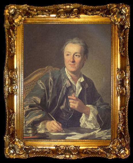 framed  LOO, Louis Michel van Denis Diderot (mk05), ta009-2