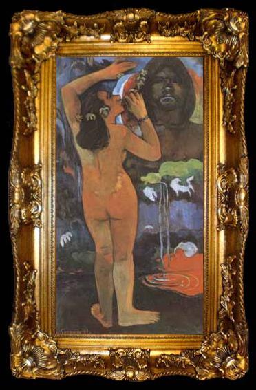 framed  Paul Gauguin The moon and the earth (mk07), ta009-2
