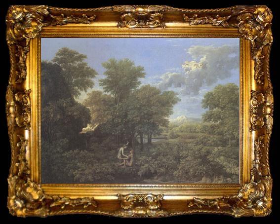 framed  Poussin Spring or the Earthly Paradise (mk05), ta009-2
