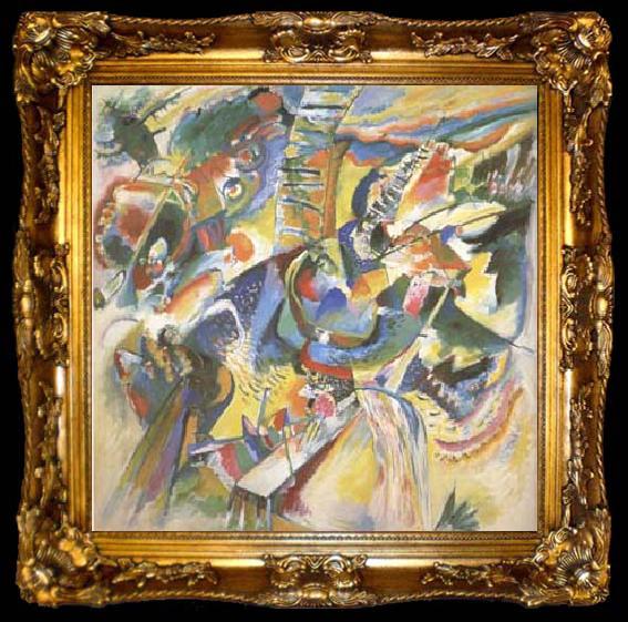 framed  Wassily Kandinsky Improvisation Gorge (mk09), ta009-2