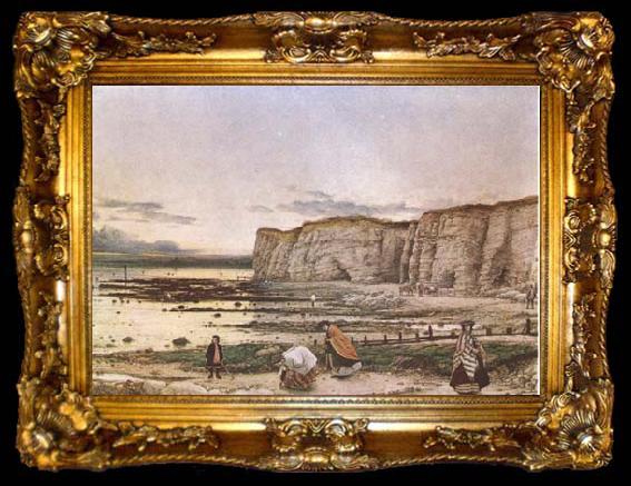 framed  William Dyce Pegwell Bay in Kent.A Recollection of October 5 th 1858  (mk09), ta009-2