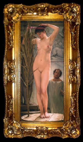 framed  Alma-Tadema, Sir Lawrence A Sculpture