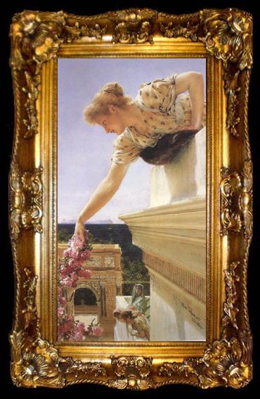 framed  Alma-Tadema, Sir Lawrence God speed, ta009-2