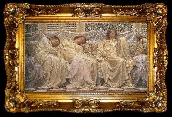 framed  Alma-Tadema, Sir Lawrence Albert Moore (mk23), ta009-2