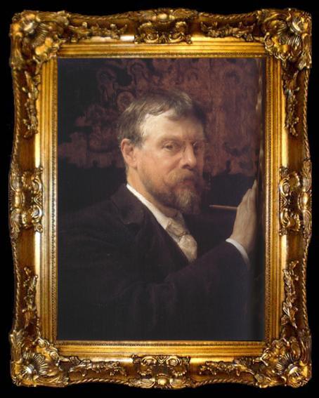 framed  Alma-Tadema, Sir Lawrence Self-Portrait (mk23), ta009-2