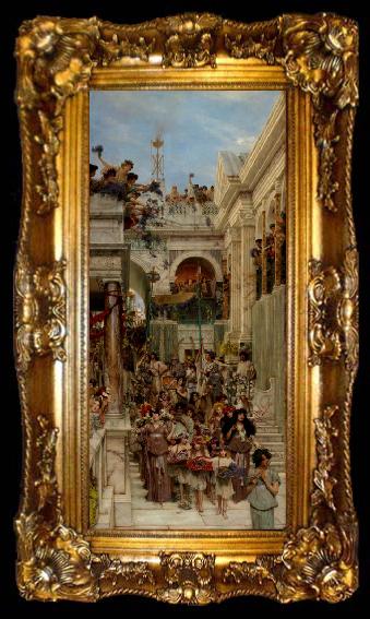 framed  Alma-Tadema, Sir Lawrence Spring (mk23), ta009-2