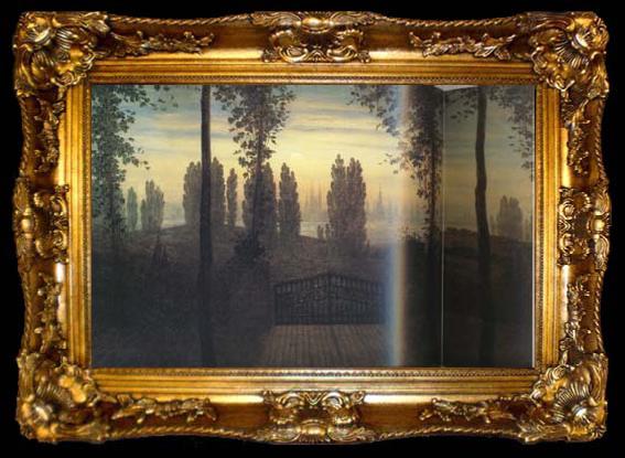 framed  Caspar David Friedrich Epitaph for johann Emanuel Bremer (mk10), ta009-2
