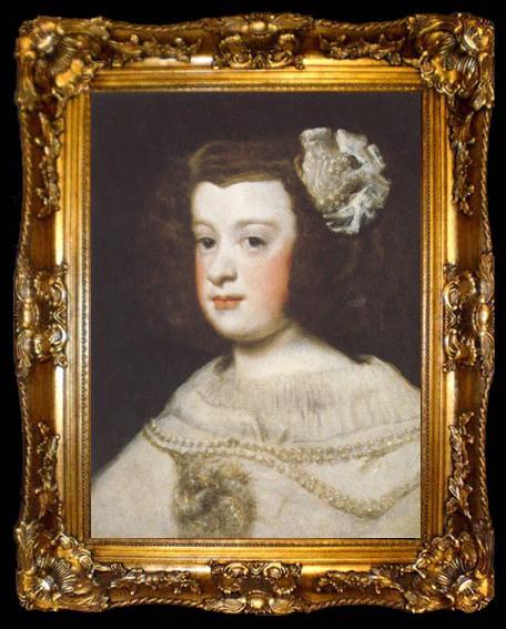 framed  Diego Velazquez Infanta Maria Teresa (df01), ta009-2