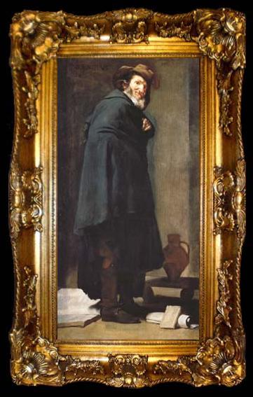 framed  Diego Velazquez Menippe (df02), ta009-2