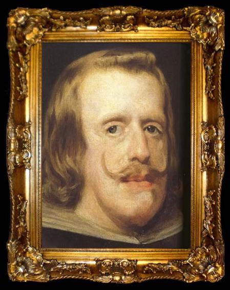 framed  Diego Velazquez Philip IV (detail) (df01), ta009-2