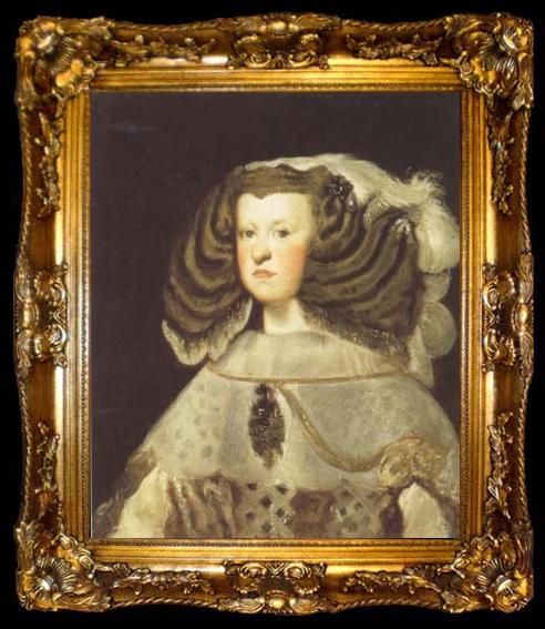 framed  Diego Velazquez Queen Mariana (df01), ta009-2