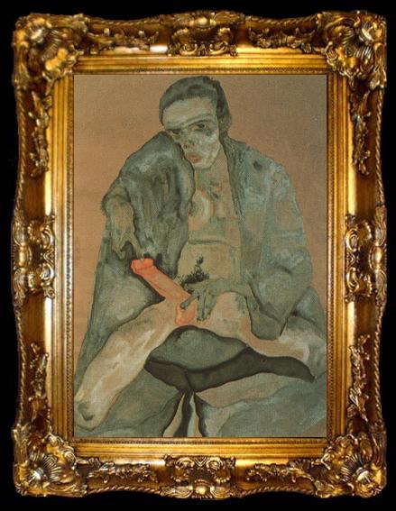 framed  Egon Schiele Eros (mk12), ta009-2