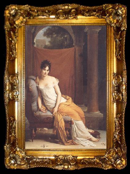 framed  Francois Gerard Madame Recamier (mk22), ta009-2