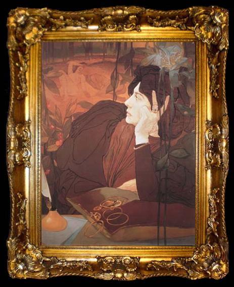 framed  Georges de  Feure The Voice of Evil (mk19), ta009-2