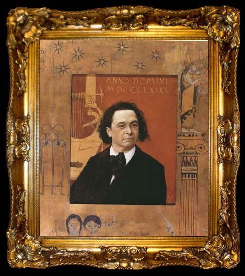 framed  Gustav Klimt Joseph Pembauer (mk20), ta009-2