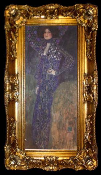 framed  Gustav Klimt Portrait of Emilie Floge (mk20), ta009-2