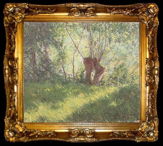 framed  John Leslie Breck Willows (nn02), ta009-2