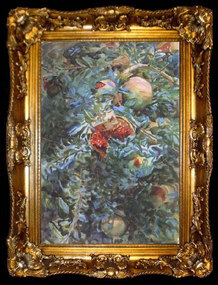 framed  John Singer Sargent Pomegranates (mk18), ta009-2