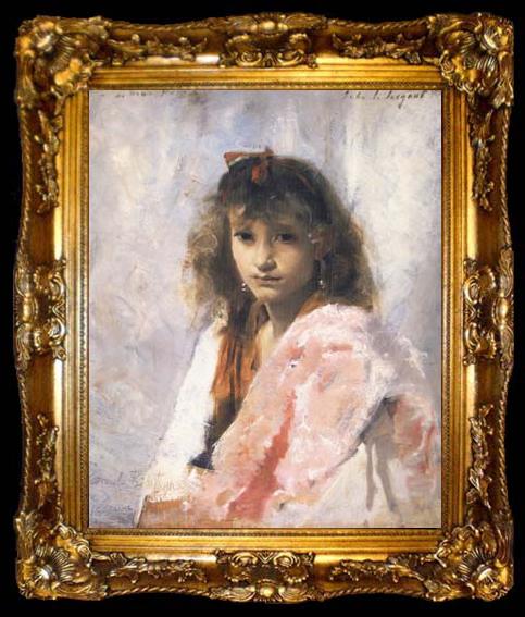 framed  John Singer Sargent Carmela Bertagna (mk18), ta009-2