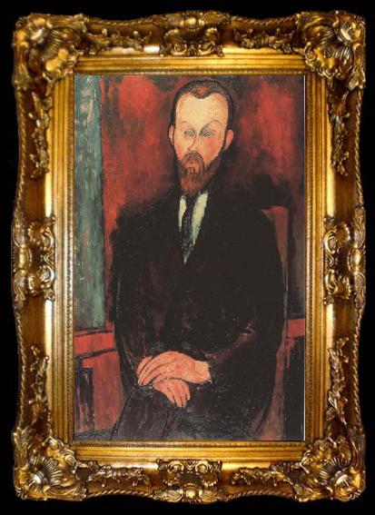 framed  Amedeo Modigliani Comte Wielhorski (mk38), ta009-2