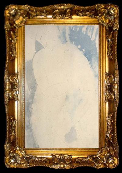 framed  Amedeo Modigliani Jeune homme (mk38), ta009-2