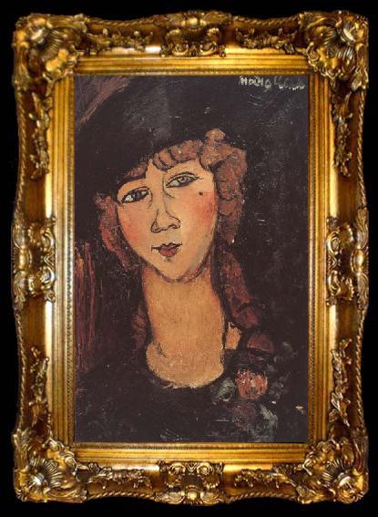 framed  Amedeo Modigliani Lolotte (mk38), ta009-2