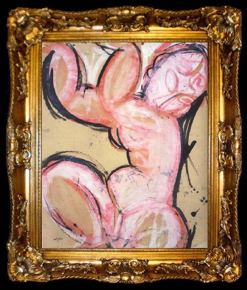 framed  Amedeo Modigliani Caryatid (mk39), ta009-2