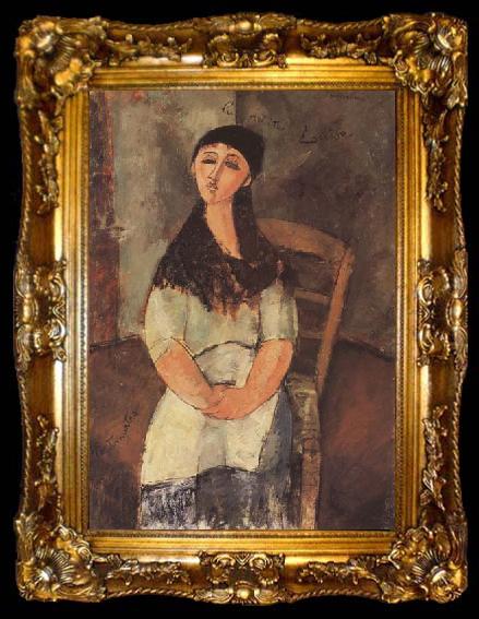 framed  Amedeo Modigliani La Petite Louise (mk38), ta009-2