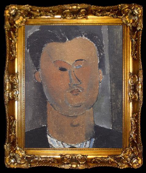 framed  Amedeo Modigliani Pierre Reverdy (mk39), ta009-2