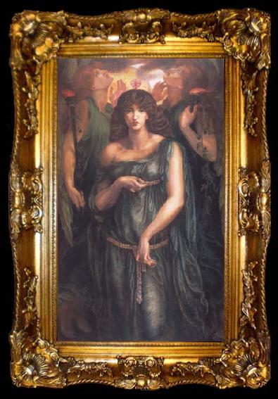 framed  Dante Gabriel Rossetti Astarte Syriaca (mk28), ta009-2