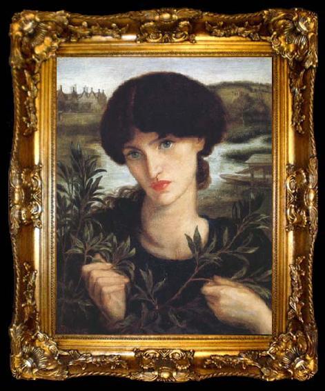 framed  Dante Gabriel Rossetti Water Willow (mk28), ta009-2