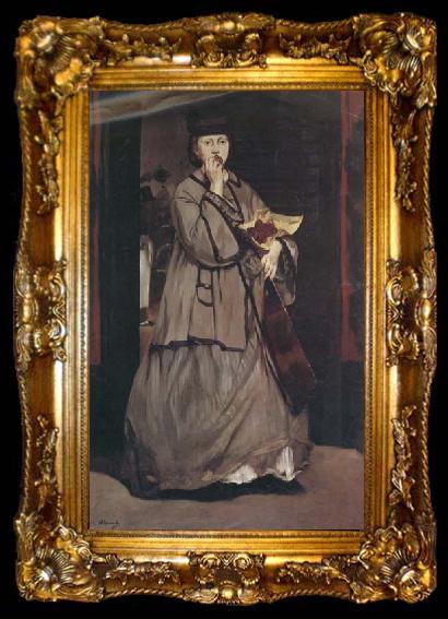 framed  Edouard Manet La Chateuse des Rues (mk40), ta009-2