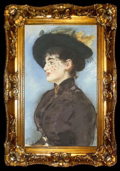 framed  Edouard Manet La Viennoise,Irma Brunner (mk40), ta009-2