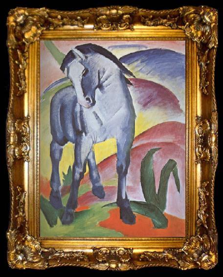 framed  Franz Marc Blue Horse i (mk34), ta009-2